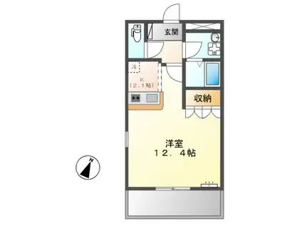 アーバンレジデンス サクラ(1K/3階)の間取り写真