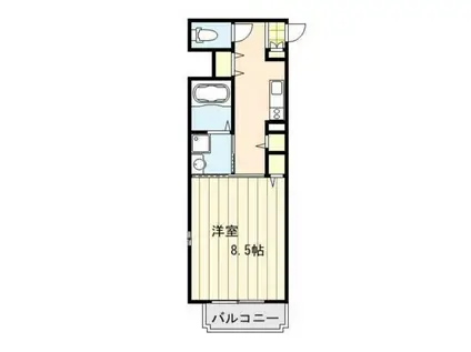 トレステーラシャングリラ(1K/3階)の間取り写真