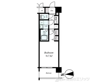 アドバンス新大阪V(1K/11階)の間取り写真