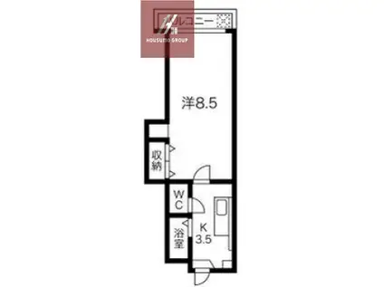 サンライトコーポ(1K/2階)の間取り写真