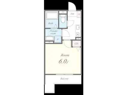 KIZAHASHI(1K/1階)の間取り写真