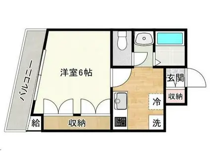 ニューキャピタルVI(3DK/2階)の間取り写真