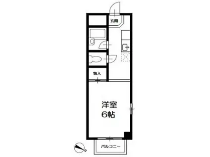 アーバンライフN(1K/3階)の間取り写真