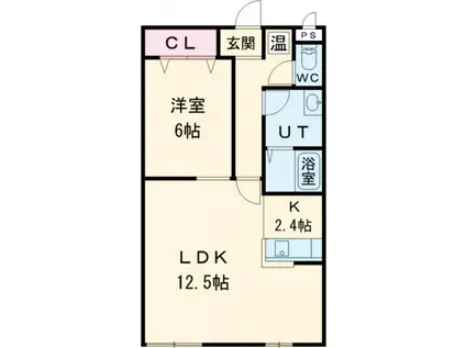 NEXTIII(1LDK/3階)の間取り写真