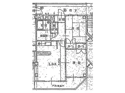 フォーレストハウス(2LDK/2階)の間取り写真