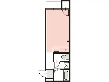 LA FORT(ワンルーム/3階)の間取り写真