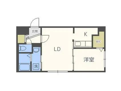 PRINCEHOMES N28 プリンスホームズN28(1LDK/1階)の間取り写真
