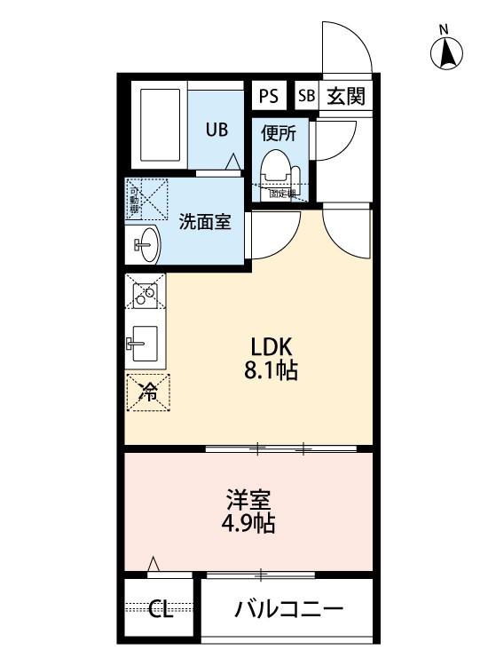 T.A上飯田東町5丁目(1LDK/2階)の間取り写真