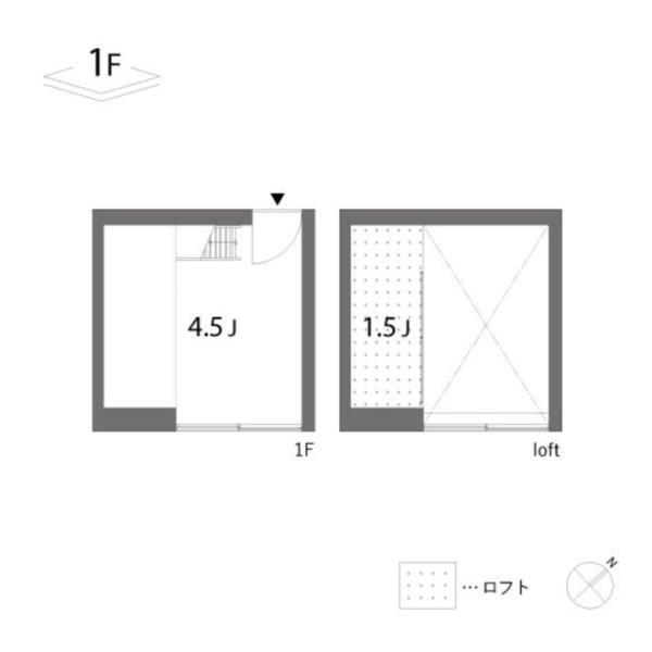 タケイハウス(ワンルーム/1階)の間取り写真