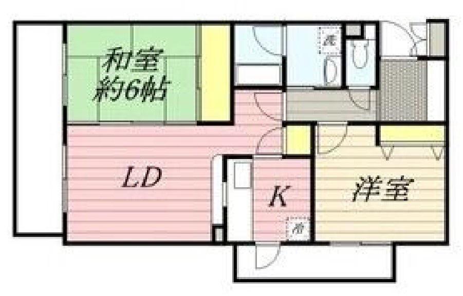 キングホームズ2番館(2LDK/3階)の間取り写真