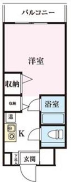 アカデミア清新(1K/3階)の間取り写真