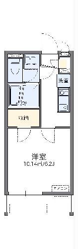 レオネクストソネット(1K/2階)の間取り写真