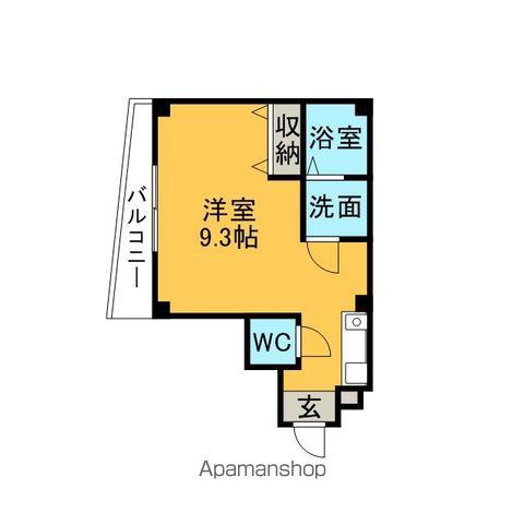 KTEXビル(ワンルーム/3階)の間取り写真