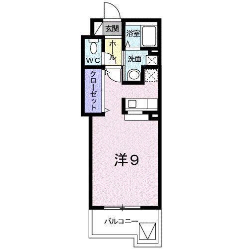 BELFIORE壹岐(ワンルーム/6階)の間取り写真