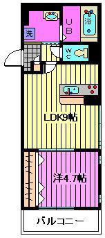 東大宮5丁目計画(1LDK/2階)の間取り写真