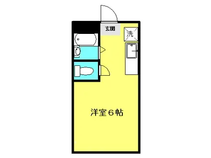 リッチハイツ90(ワンルーム/5階)の間取り写真