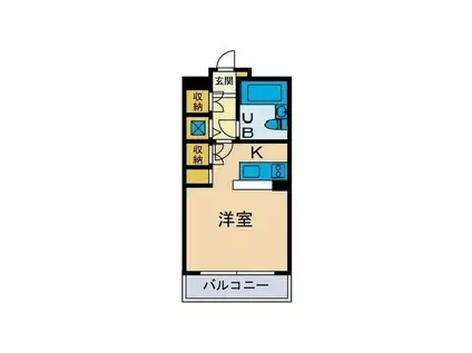 ワコーレエレガンス鶴巻温泉NO.2(ワンルーム/1階)の間取り写真
