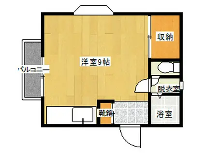 プチレジデンス(ワンルーム/1階)の間取り写真