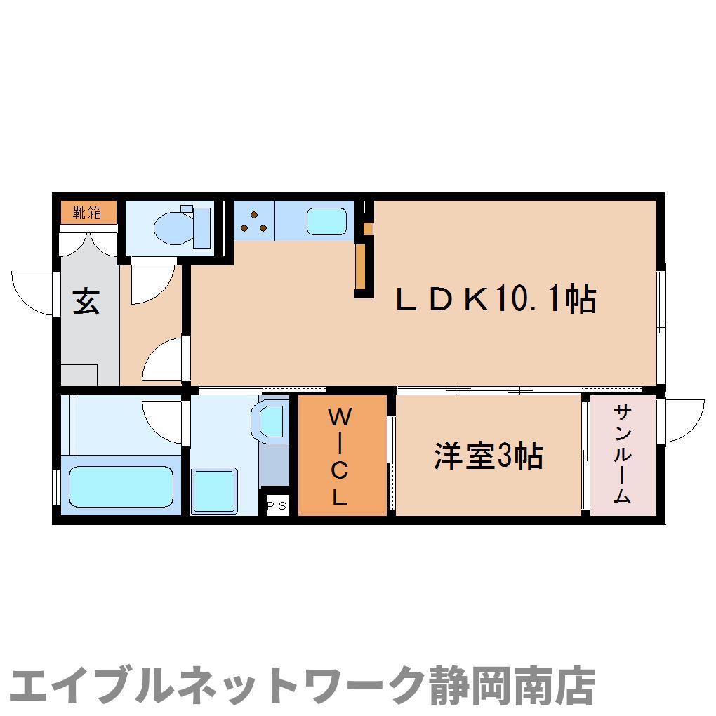 リラ クオーレ(1LDK/1階)の間取り写真