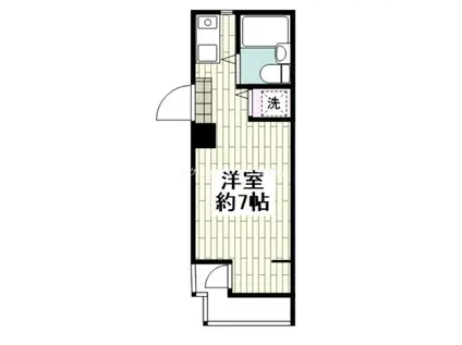 第3ハイムトシマ(ワンルーム/1階)の間取り写真