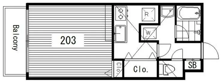 エイトハウス代々木上原 2階階 間取り