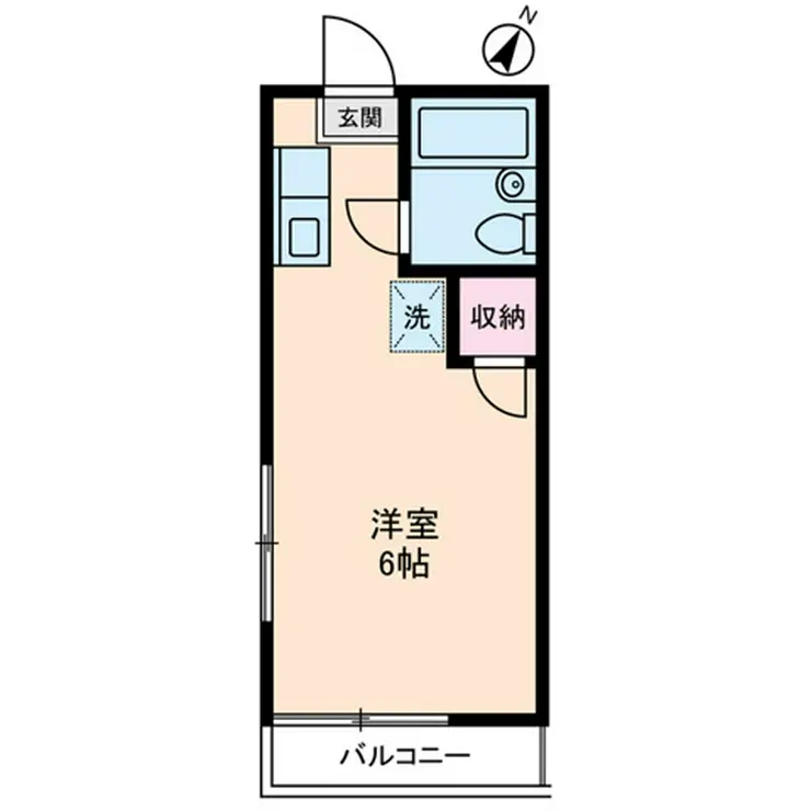 クレッセントハウス 2階階 間取り