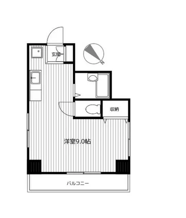 大貫ビル 9階階 間取り