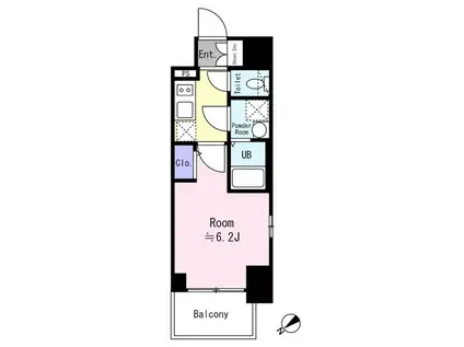 エスリード ザ・グラン大阪ノース(1K/5階)の間取り写真