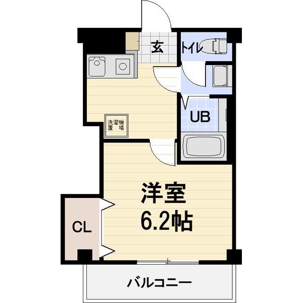 NASU11(1K/1階)の間取り写真