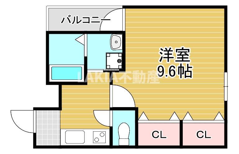 フジパレス都島御幸町III番館(1K/1階)の間取り写真