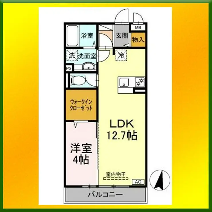 トレビナ保谷 2階階 間取り