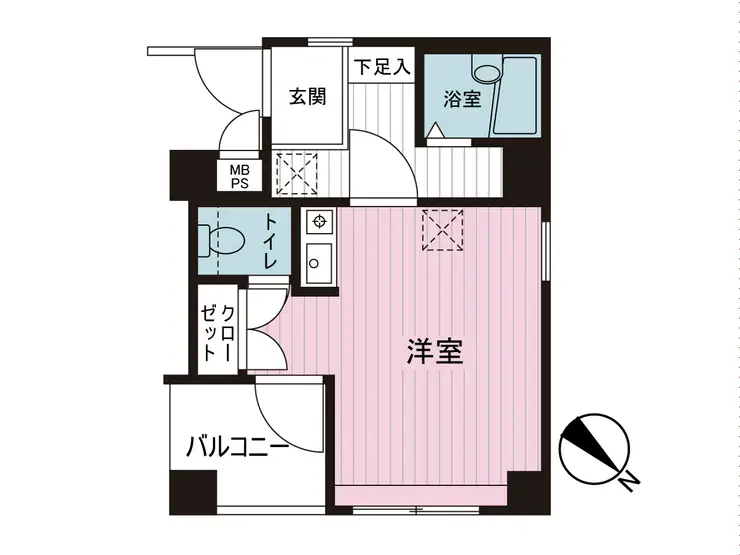 クレアシオン南大塚 4階階 間取り