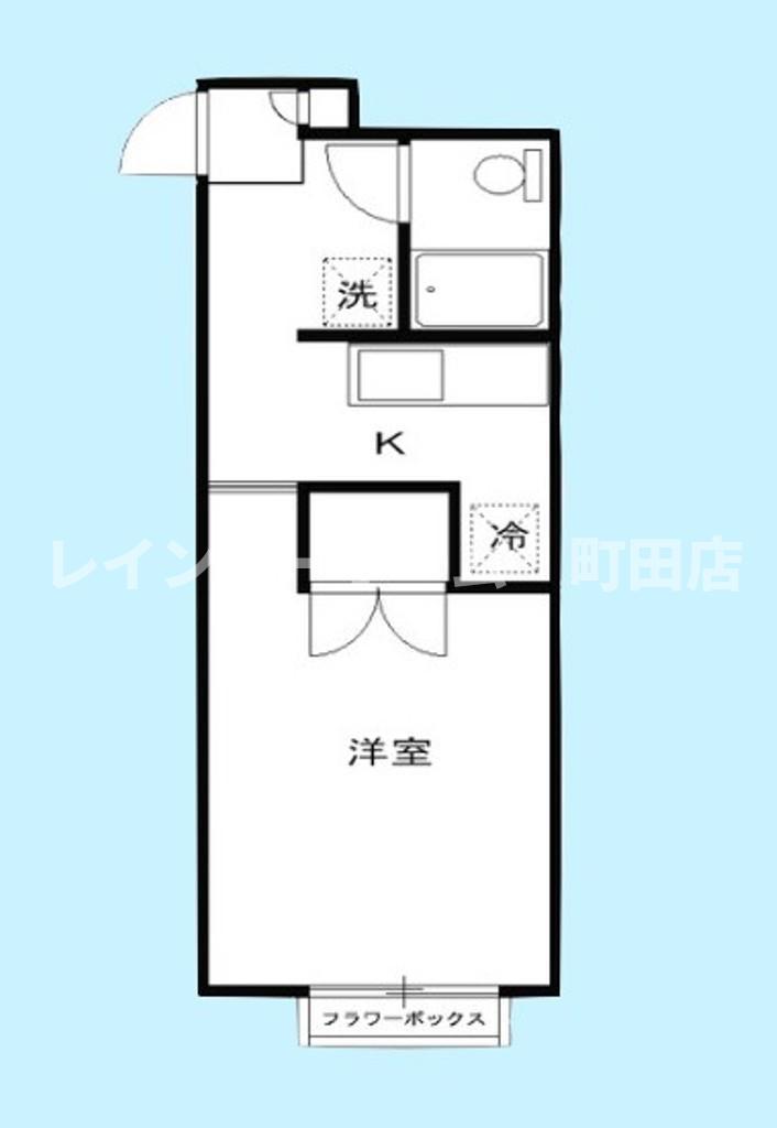 クローブハウス(1K/2階)の間取り写真