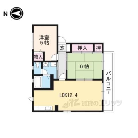 メゾン プランドール(2LDK/1階)の間取り写真