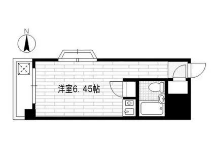 セザールプラザ府中(ワンルーム/9階)の間取り写真