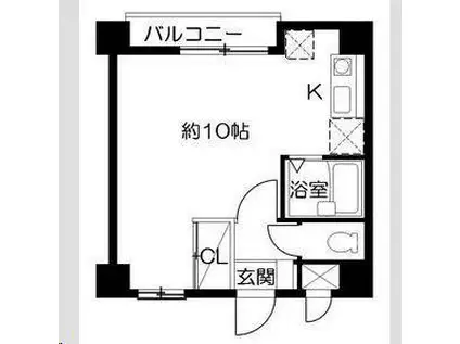 ニューキャピタルIII(3DK/2階)の間取り写真