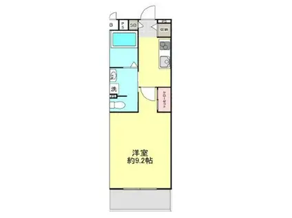 SERENO 20(1K/4階)の間取り写真