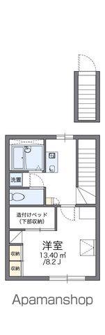 レオパレスPROSPERITE(1K/2階)の間取り写真