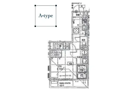 URE西台レジデンス(1K/2階)の間取り写真