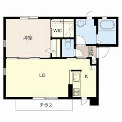 シャーメゾン希(1LDK/2階)の間取り写真