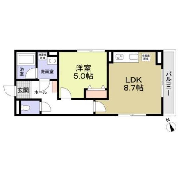 CASA CEREJEIRA(1LDK/3階)の間取り写真