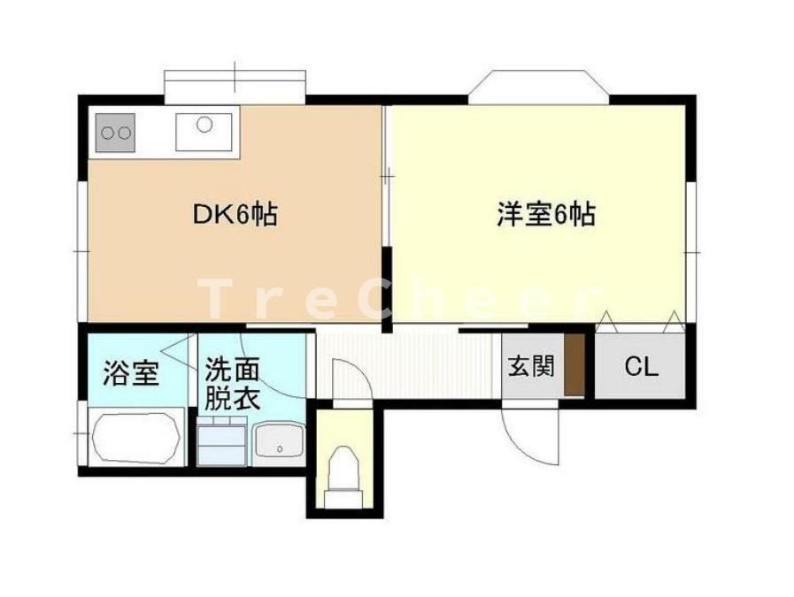 SALON DE MEGU(1DK/2階)の間取り写真