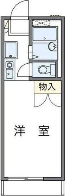 ＪＲ横浜線 相原駅 徒歩39分 2階建 築31年(ワンルーム/2階)の間取り写真