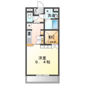 ラグナ幸町(1K/1階)の間取り写真