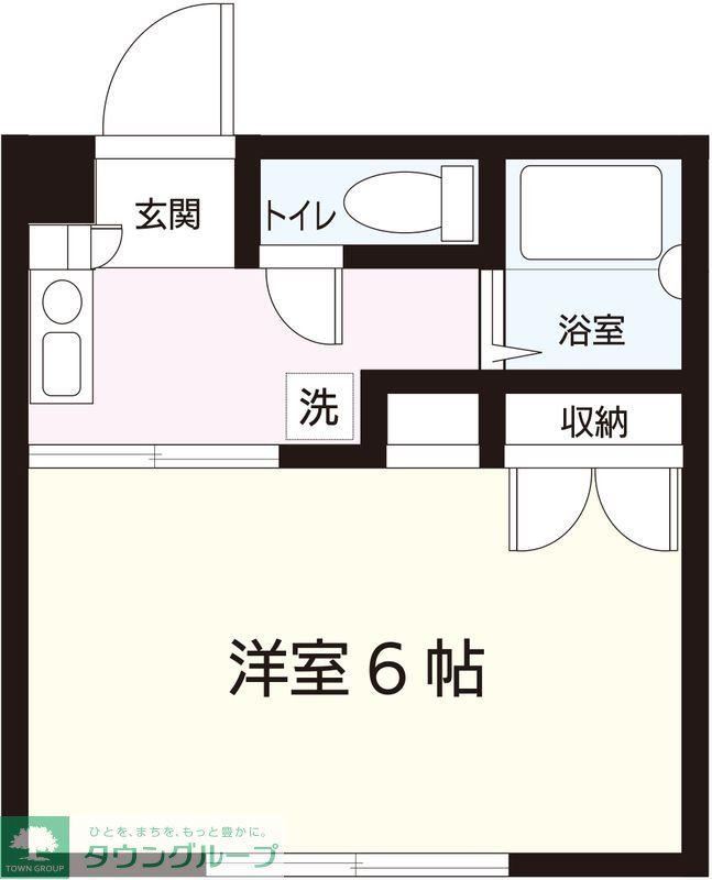 コート塩谷(1K/1階)の間取り写真