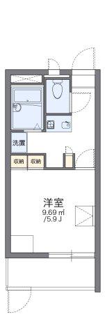 レオパレスグランデ泉B(1K/1階)の間取り写真
