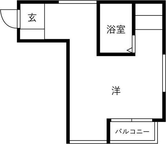 メゾンKATO(ワンルーム/4階)の間取り写真