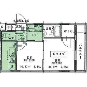 GARNET RESIDENCE 聖護院ONE(1DK/1階)の間取り写真