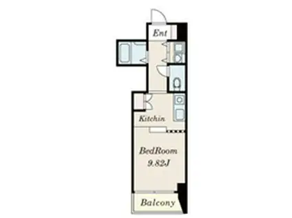 ラ・ウェゾン西明石(1K/7階)の間取り写真