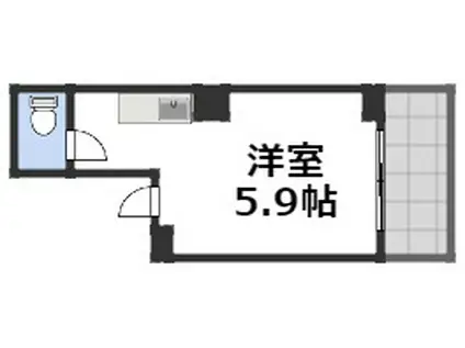 プレミール北堀江(ワンルーム/2階)の間取り写真